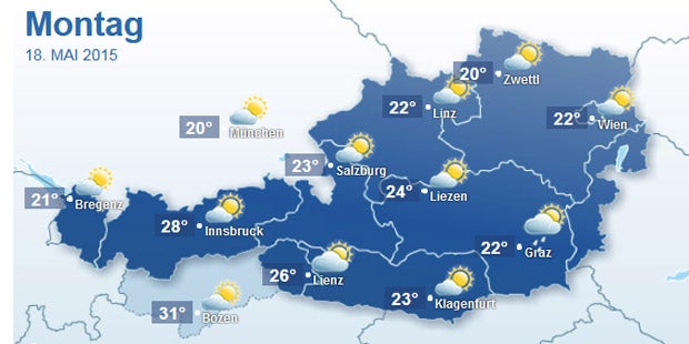 So wird das Wetter am Wochenende