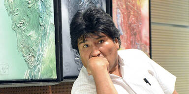 Morales 13 Stunden in Wien gefangen