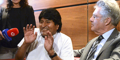 Morales 13 Stunden in Wien gefangen