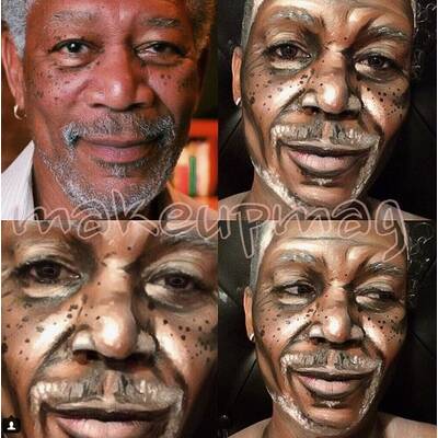 Make-Up Artist verwandelt sich in Prominente