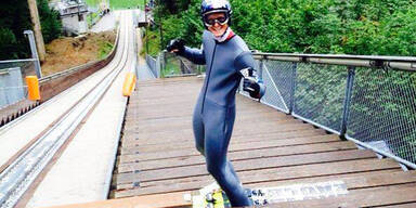 Morgenstern zur&uuml;ck auf Gro&szlig;schanze