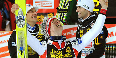 ÖSV-Adler nach Abbruchspringen in Lahti Zweite