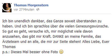 Morgenstern schreibt schon wieder auf Facebook