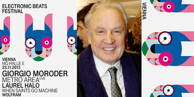 Giorgio Moroder beim Electronic Beats Festival