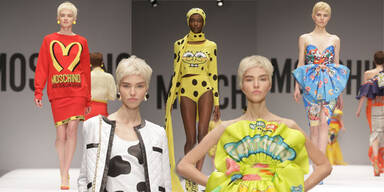 Sehr eigenwillige Kreationen bei Moschino