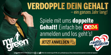 Mr Green pr&auml;sentiert: Verdopple dein Gehalt