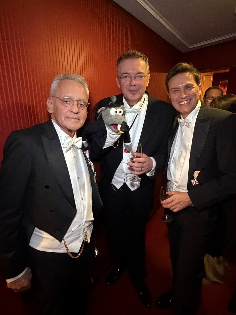 Christian Mucha mit Stefan Gaugusch und Robert Steiner. 