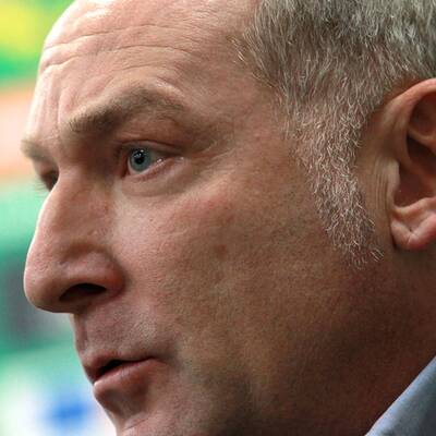 Die Präsentation von Rapid-Sportchef Müller