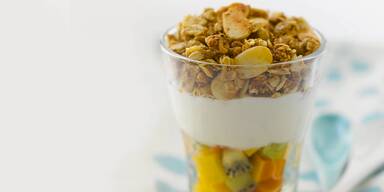 Muesli-Obstsalat
