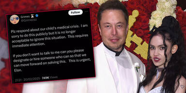 Musk-Ex auf X: "Bitte antworte wegen der medizinischen Krise unseres Kindes"