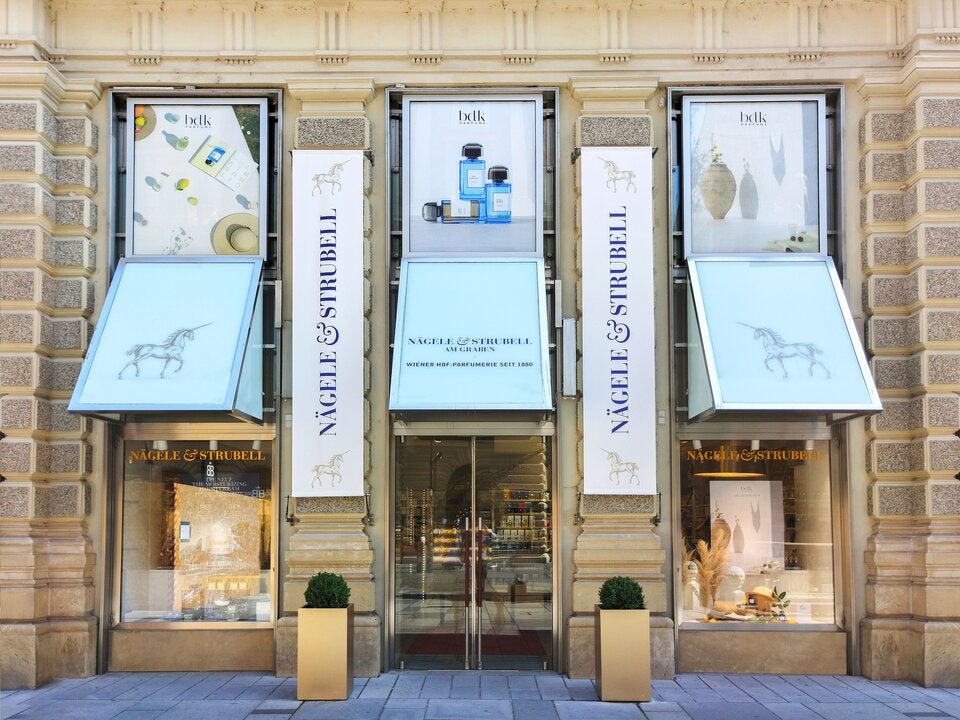 Nägele & Strubell flagship Store am Graben in Wien 1