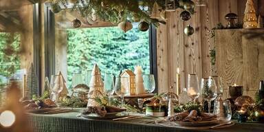Weihnachtliche Festtafel: Genuss f&uuml;r alle Sinne