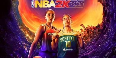 Sue Bird und Diana Taurasi auf dem exklusiven Cover der NBA&reg; 2K23 WNBA Edition