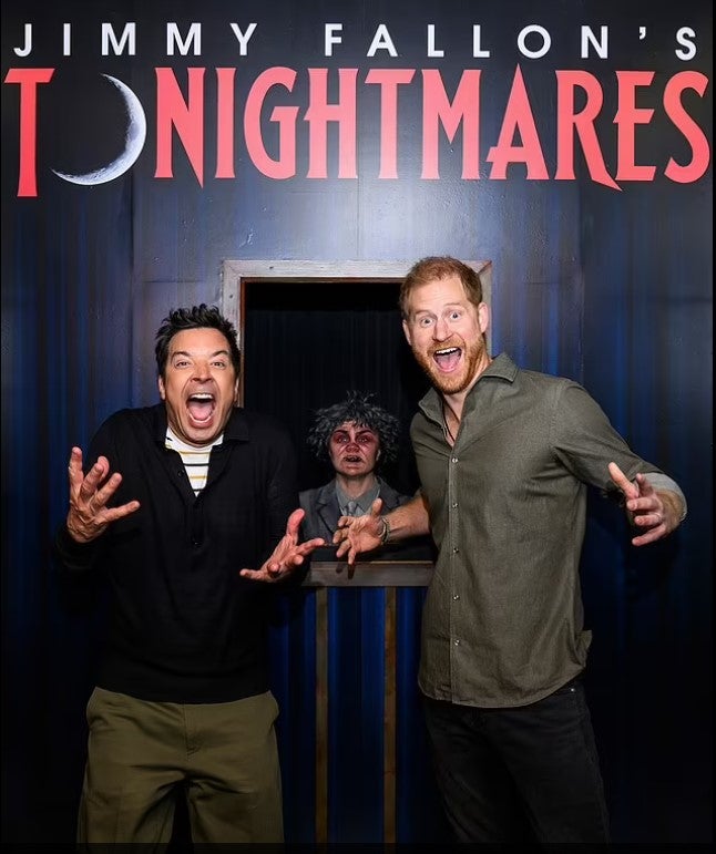 Jimmy Fallon und Prinz Harry in 