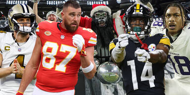 NFL Week 16 Chiefs Raiders Steelers Vikings Saints Kelce Carr Jefferson Pickens