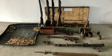 Steirer hortete Waffen und NS-Material