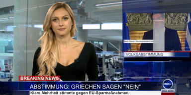 News TV: Griechen sagen "Nein" zu EU-Sparmaßnahmen