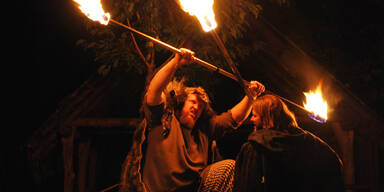 Mutige Krieger entf&uuml;hren in die Eiszeit in Europa