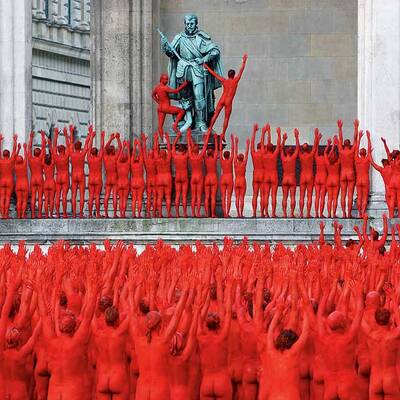 Nackt-Aktion in München