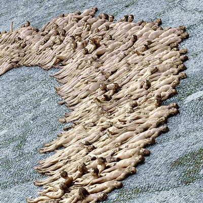 Nackt-Aktion in München