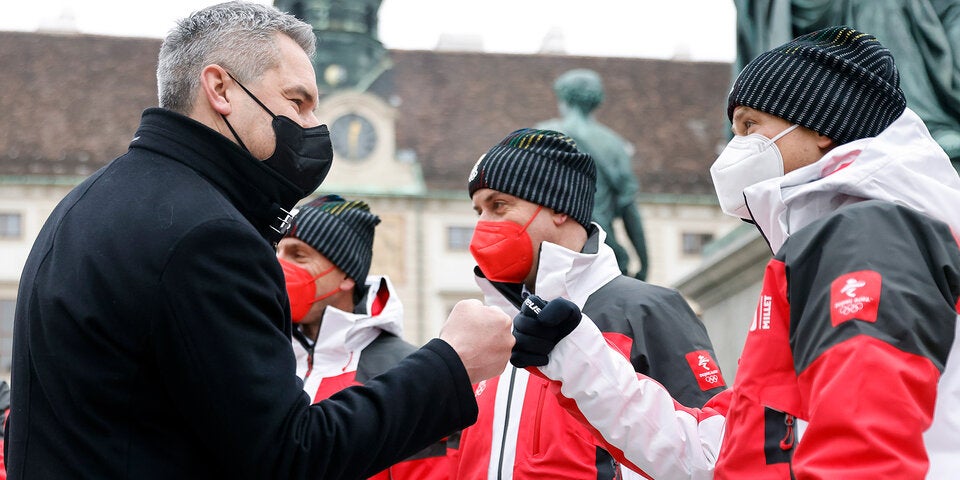 Olympia-Stars von Staatsspitze verabschiedet