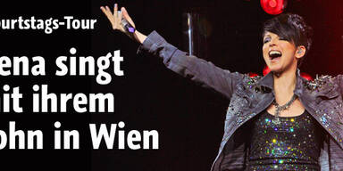 Nena singt mit ihrem Sohn in Wien