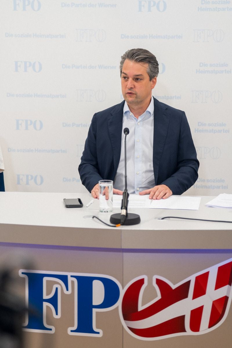 FPÖ-Chef Dominik Nepp zeigt dramatische wirtschaftliche Situation in Wien auf.