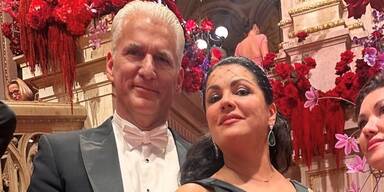 Miguel, Anna Netrebko und Schwester.&nbsp;