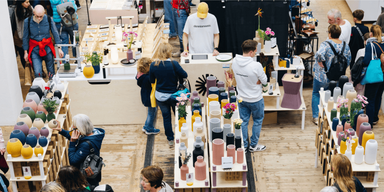 Neue Vase f&uuml;r den Osterstrauch