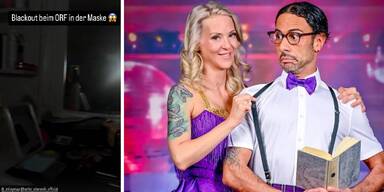 Simone Lugner und Danilo Campisi waren Zeugen des Blackouts