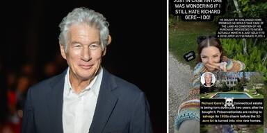 Hollywood-Star Richard Gere und Lulu Simon