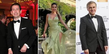 Leona K&ouml;nig, Sebastian Kurz, Christoph Waltz