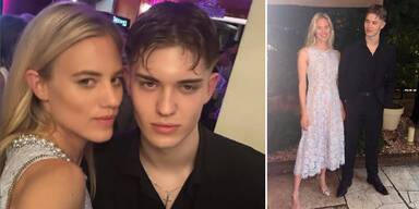 Larissa Marolt und ihr Bruder Moritz