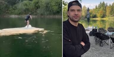 Jimi Blue Ochsenknecht auf Campingurlaub