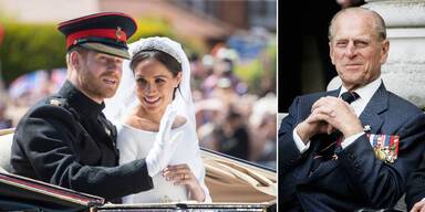 Prinz Philipp, Harry und Meghan