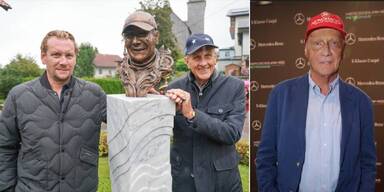 Niki Lauda und Sohn Lukas