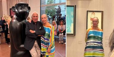 Agnes Husslein und Ioan Hollender