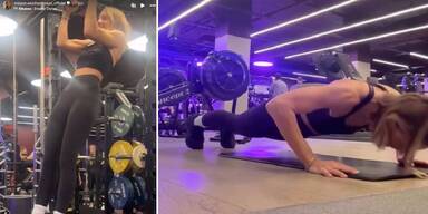 Mirjam Weichselbraun zeigt ihr Hardcore-Workout und ihre Hammermuskeln