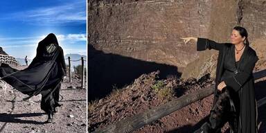 Anna Netrebko wanderte mit Stöckelschuhen&nbsp;