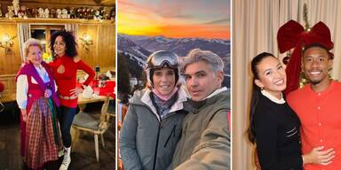 Mausi Lugner, Rosi Schipflinger, Kathi Stumpf und Alex Beza, David Alaba