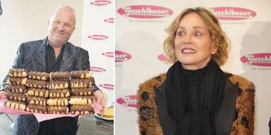 Karl Guschlbauer und Sharon Stone.&nbsp;