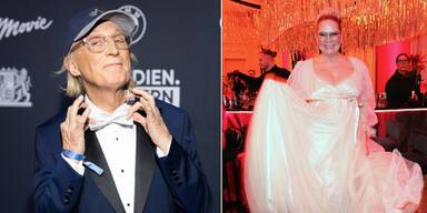 Otto Waalkes und Claudia Effenberg