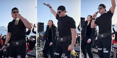 Andreas Gabalier feiert auf der Hochalm