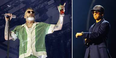 Sido und Xavier Naidoo.