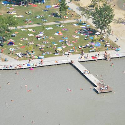 So wurden die Bäder bei der letzten Hitze-Welle vor ein paar Tagen gestürmt