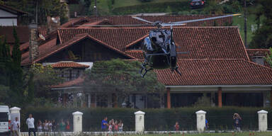 Abgehoben: Neymar mit Luxus-Heli zum Training