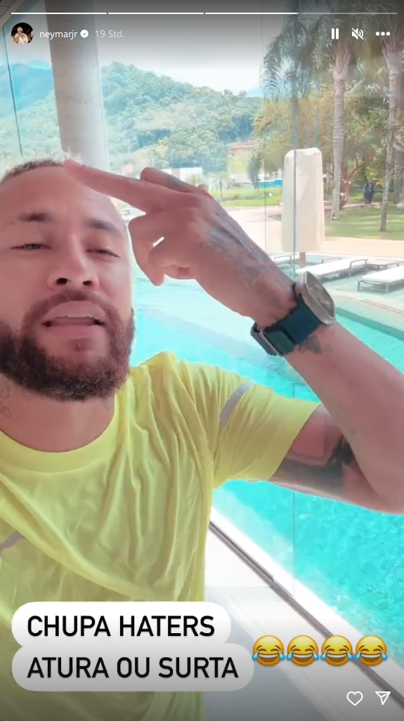 Neymar zeigt Stinkefinger nach Shitstorm