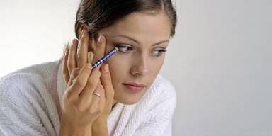 Nicht zu dick auftragen - bei Tageslicht einfacher