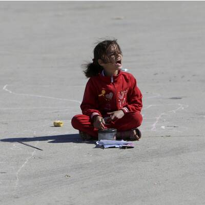 Flüchtlinge in Nickelsdorf