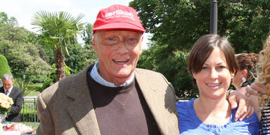 Niki Lauda und seine Birgit